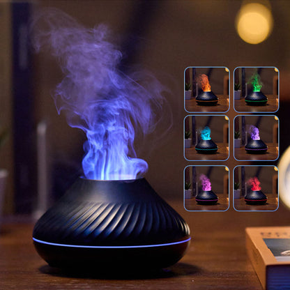 Flame Humidifier Fire Volcano Diffuser Flame