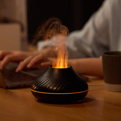 Flame Humidifier Fire Volcano Diffuser Flame